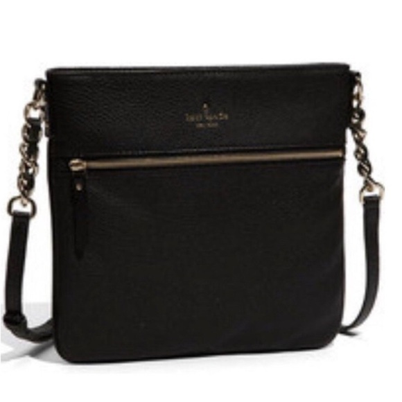 kate spade Handbags - Kate Spade Cobble Hill Ellen Black Leather Adjustable Crossbody Purse Bag